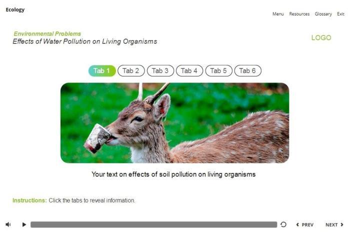 Ecology Course Starter Template — Articulate Storyline 3 / 360-55779