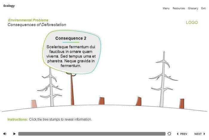 Ecology Course Starter Template — Articulate Storyline 3 / 360-55791