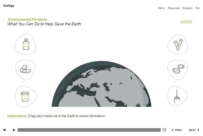 Ecology Course Starter Template — Articulate Storyline 3 / 360-55797