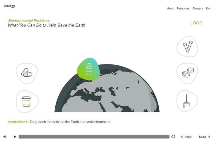 Ecology Course Starter Template — Articulate Storyline 3 / 360-55799
