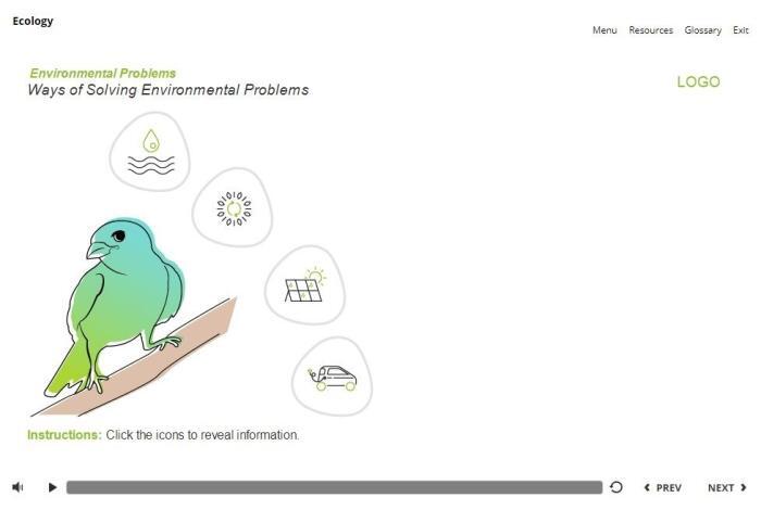 Ecology Course Starter Template — Articulate Storyline 3 / 360-55802