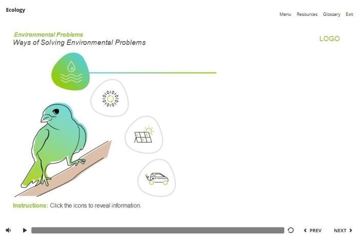 Ecology Course Starter Template — Articulate Storyline 3 / 360-55803
