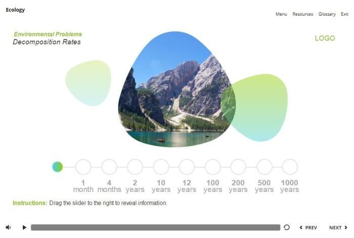 Ecology Course Starter Template — Articulate Storyline 3 / 360-55754