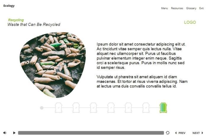 Ecology Course Starter Template — Articulate Storyline 3 / 360-55818
