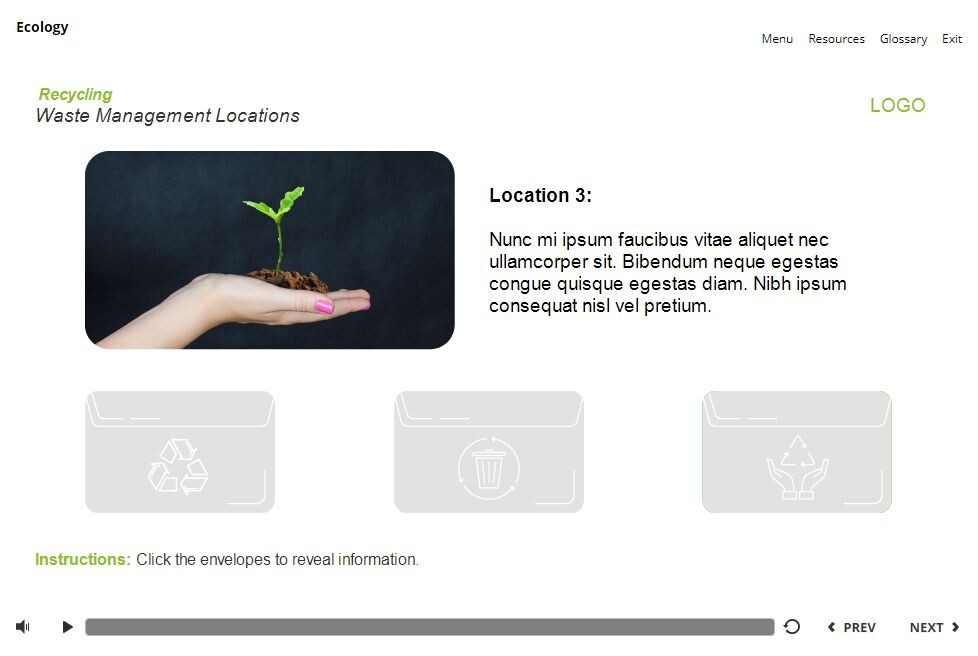 Ecology Course Starter Template — Articulate Storyline 3 / 360-55835 Ecology Course Starter Template — Articulate Storyline 3 / 360-55835
