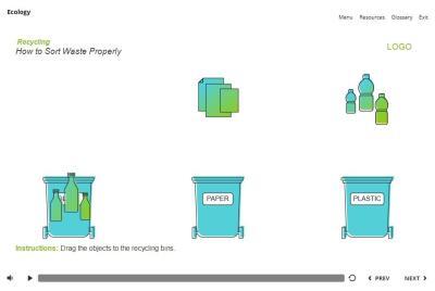Draggable Waste — Storyline 3 Template-56038
