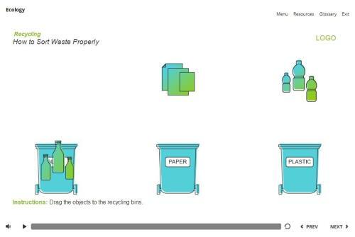 Draggable Waste — Storyline 3 Template-56038