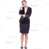 Worried Female Experience Stress In Work Cutout Photo-0
