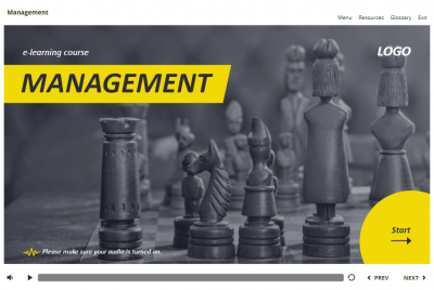 Management and Finances Course Starter Template — Articulate Storyline 3 / 360-0