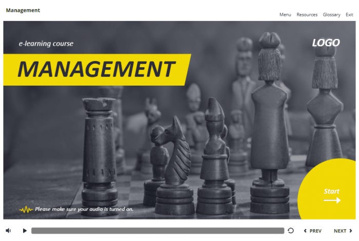 Management and Finances Course Starter Template — Articulate Storyline 3 / 360-57961