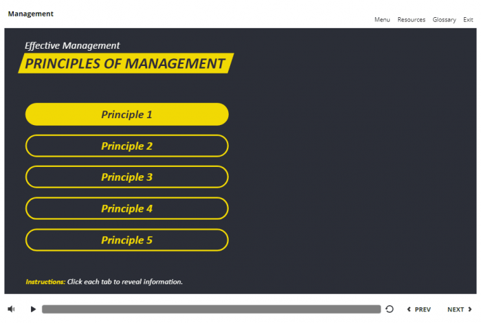 Management and Finances Course Starter Template — Articulate Storyline 3 / 360-57967