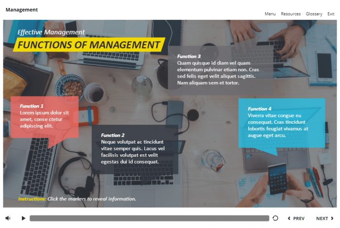 Management and Finances Course Starter Template — Articulate Storyline 3 / 360-57971
