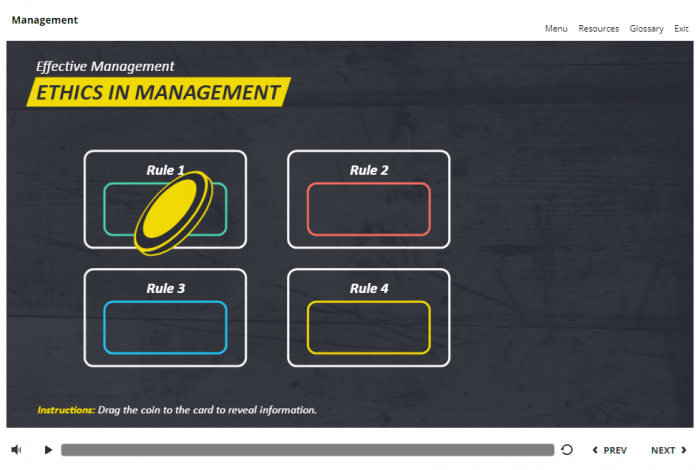 Management and Finances Course Starter Template — Articulate Storyline 3 / 360-57982