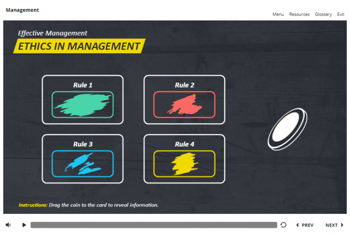 Management and Finances Course Starter Template — Articulate Storyline 3 / 360-57984