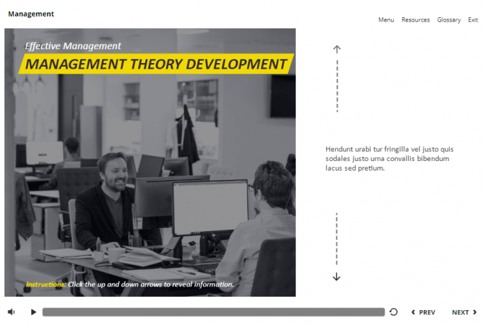 Management and Finances Course Starter Template — Articulate Storyline 3 / 360-57985