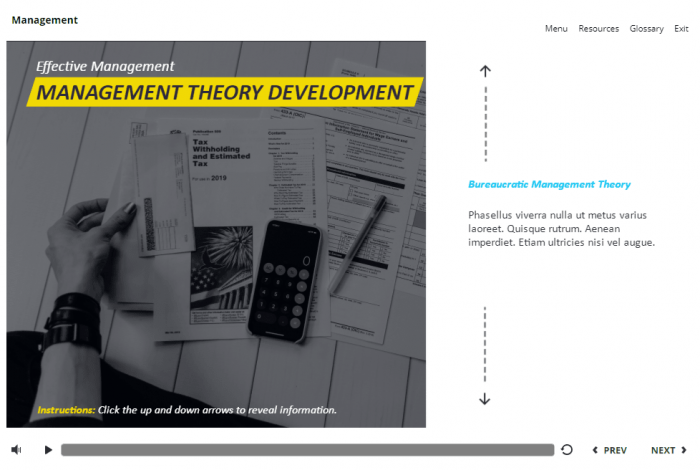 Management and Finances Course Starter Template — Articulate Storyline 3 / 360-57986