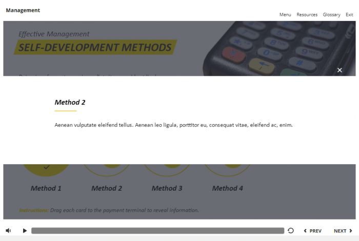 Management and Finances Course Starter Template — Articulate Storyline 3 / 360-57989