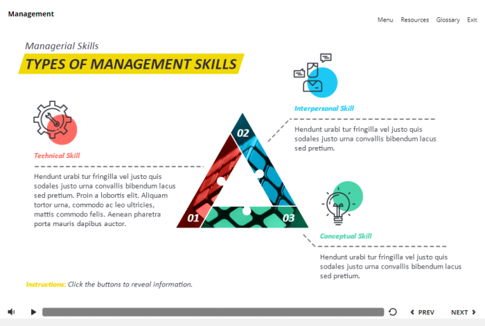Management and Finances Course Starter Template — Articulate Storyline 3 / 360-58001