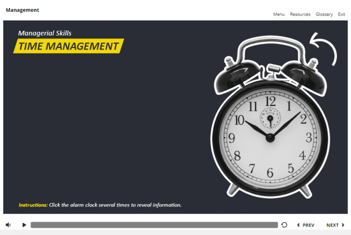 Management and Finances Course Starter Template — Articulate Storyline 3 / 360-58013