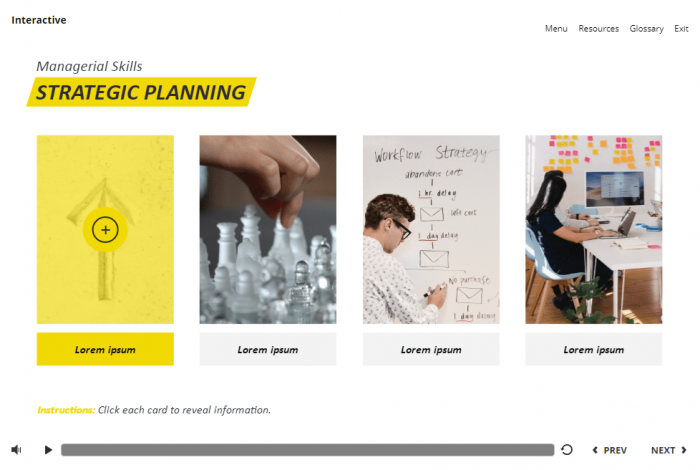 Strategic Planning Flip Cards — Storyline 3 Template-58127