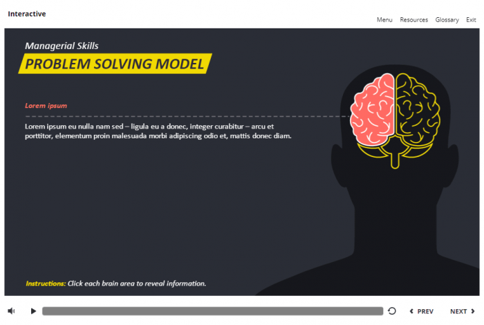 Problem Solving Model Buttons — Storyline 3 Template-58135