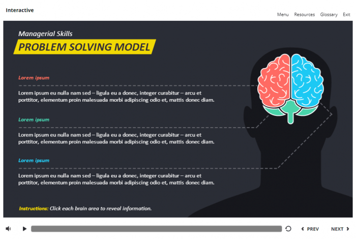 Problem Solving Model Buttons — Storyline 3 Template-58136