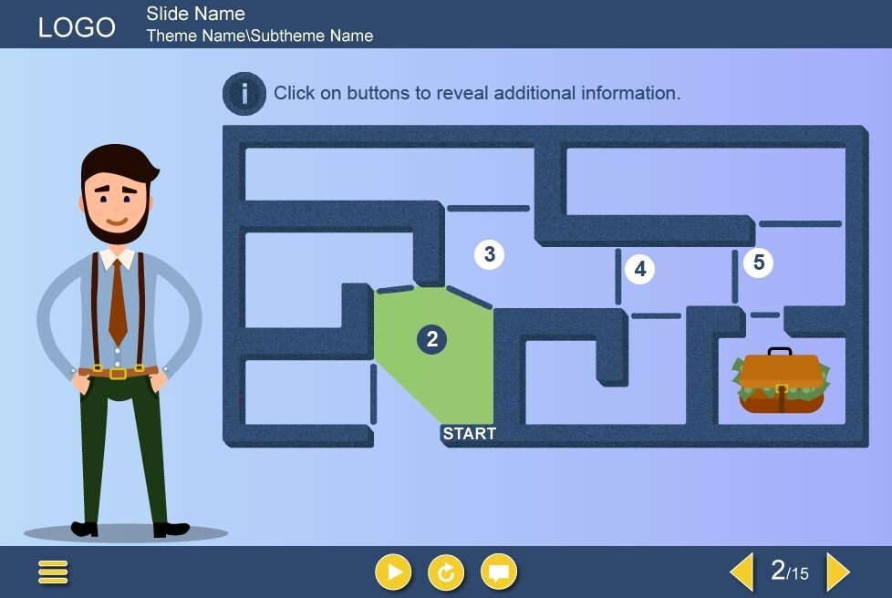 Labyrinth Quiz — Captivate Template-54857 Labyrinth Quiz — Captivate Template-54857