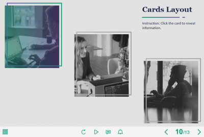 Clickable Cards — Captivate Template-0