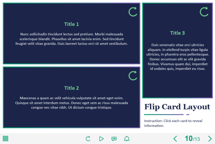 Flip Cards — Captivate Template-64187