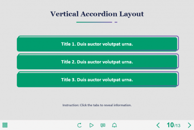 Vertical Accordion — Captivate Template-0