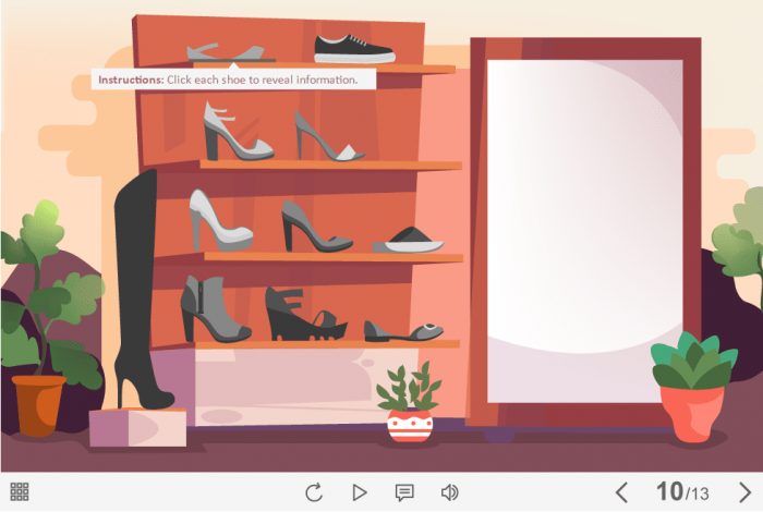 Shelves with Shoes — Storyline 3 / 360 Template-0