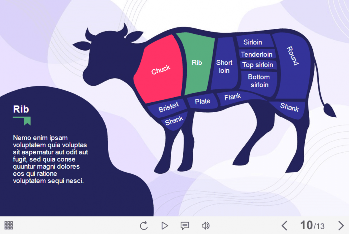 Cut of Beef — Storyline 3 / 360 Template-60128