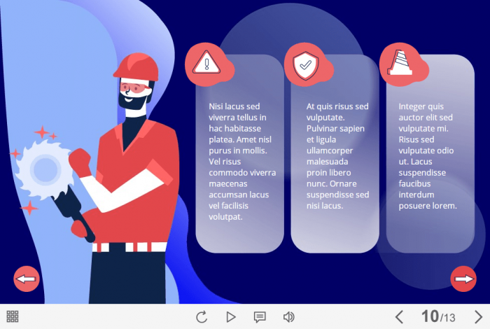 Occupational Safety and Health Slideshow — Storyline 3 / 360 Template-60147