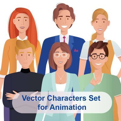 Vector Characters Set for Animation-0