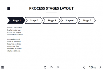 Process Stages Arrow Buttons — Storyline 3 / 360 Template-60294