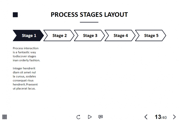 Process Stages Arrow Buttons — Storyline 3 / 360 Template-60294