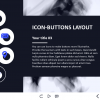 Four Buttons with Icons — Captivate Template-60442