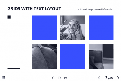 Image and Text Grid — Captivate Template-0