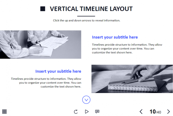 General Business Course Starter Template — Articulate Storyline 3 / 360-60206