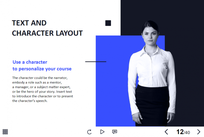 General Business Course Starter Template — Articulate Storyline 3 / 360-60210