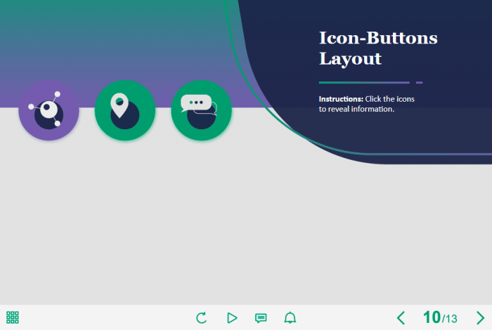 Icon Buttons — Lectora Template-64283