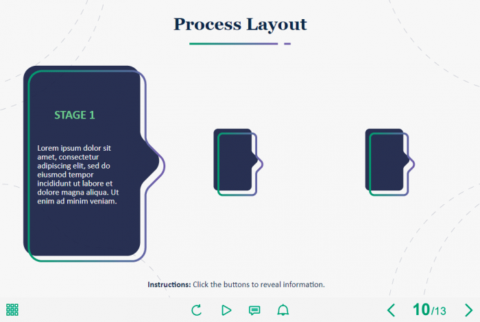 Three Buttons — Lectora Template-64302