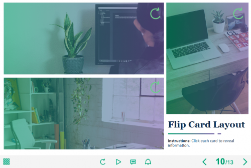 Flip Cards — Lectora Template-0