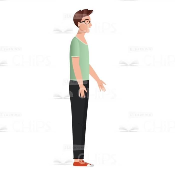 Good-looking Young Man Vector Character for Animation-61757