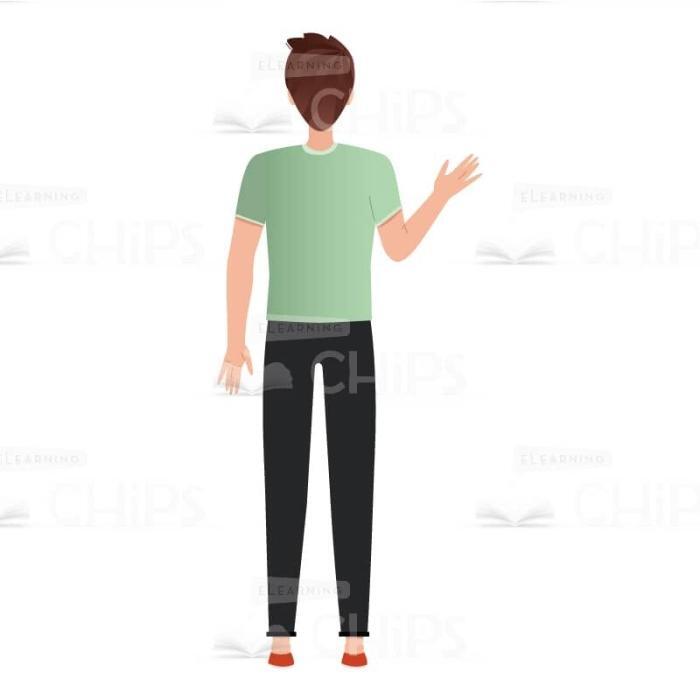 Good-looking Young Man Vector Character for Animation-61758