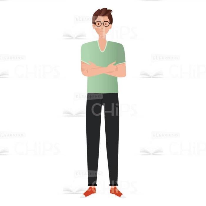 Good-looking Young Man Vector Character for Animation-61760