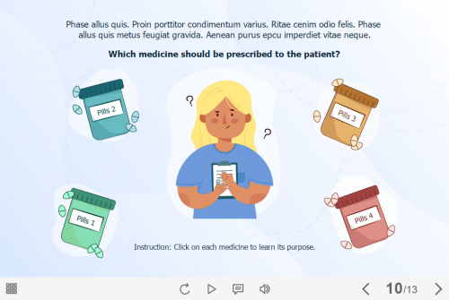 Medicines Quiz — Storyline 3 / 360 Template-0