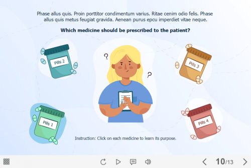 Medicines Quiz — Storyline 3 / 360 Template-61507