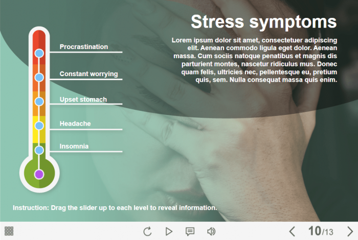 Stress Symptoms Timeline — Storyline 3 / 360 Template-0