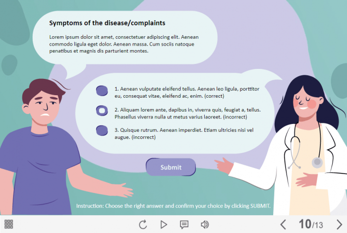 Doctor and Patient Quiz — Storyline 3 / 360 Template-61533